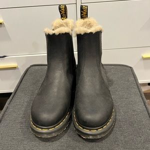 Doc Martens fur boots